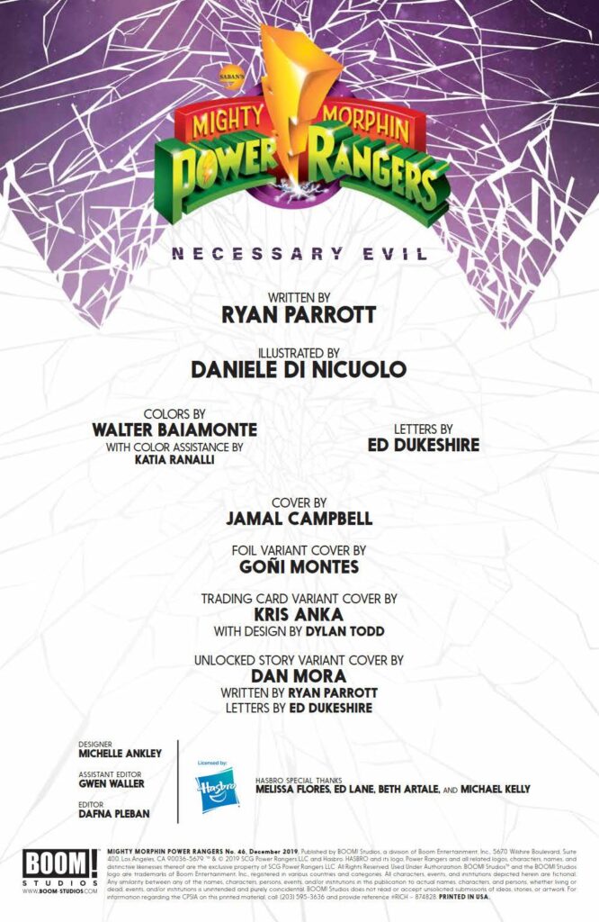 Mighty Morphin Power Rangers #46