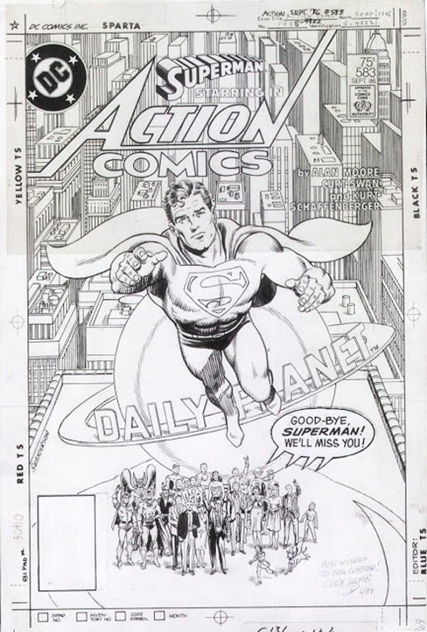 Action Comics #583 - Whatever Happened to the Man of Tomorrow? released by DC Comics on September 1986