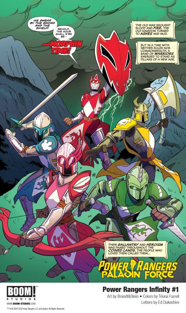 A New Team of POWER RANGERS Rises at BOOM! Studios