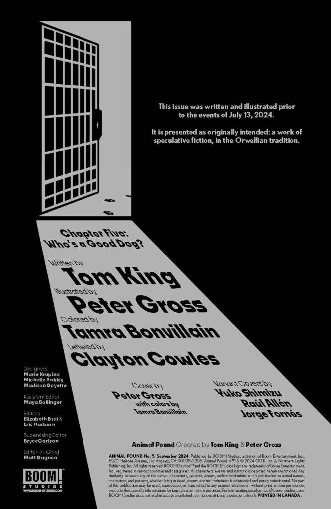 Animal Pound #5 (BOOM! Studios) - New Comics