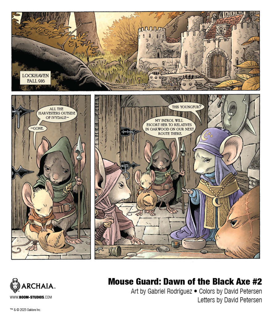 Mouse Guard: Dawn of the Black Axe #2 First Look