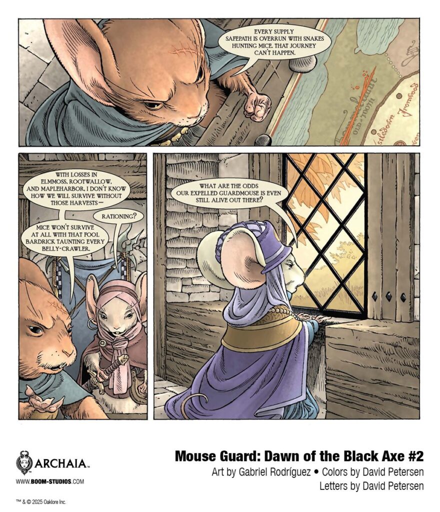 Mouse Guard: Dawn of the Black Axe #2 First Look