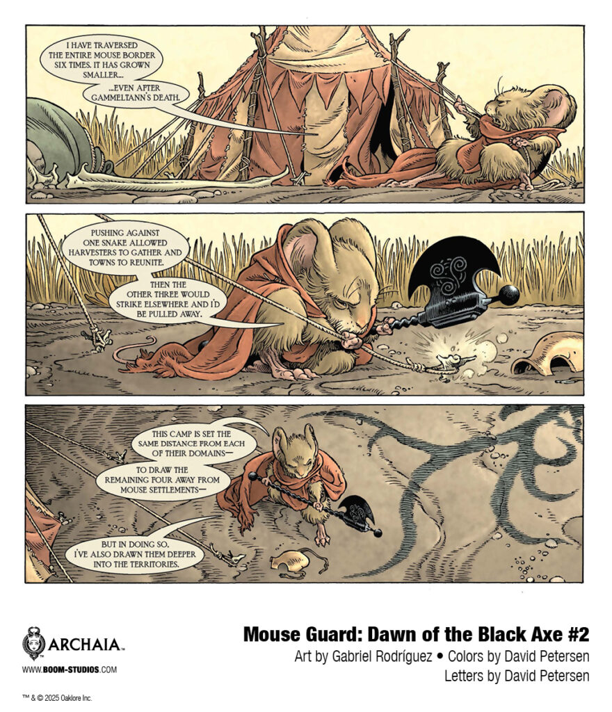 Mouse Guard: Dawn of the Black Axe #2 First Look