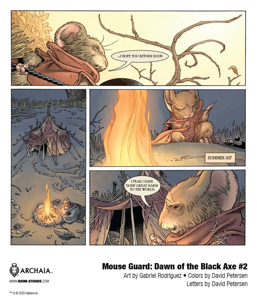 Mouse Guard: Dawn of the Black Axe #2 First Look
