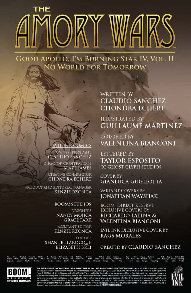 Amory Wars #10: The Willing Well - Boom Studios