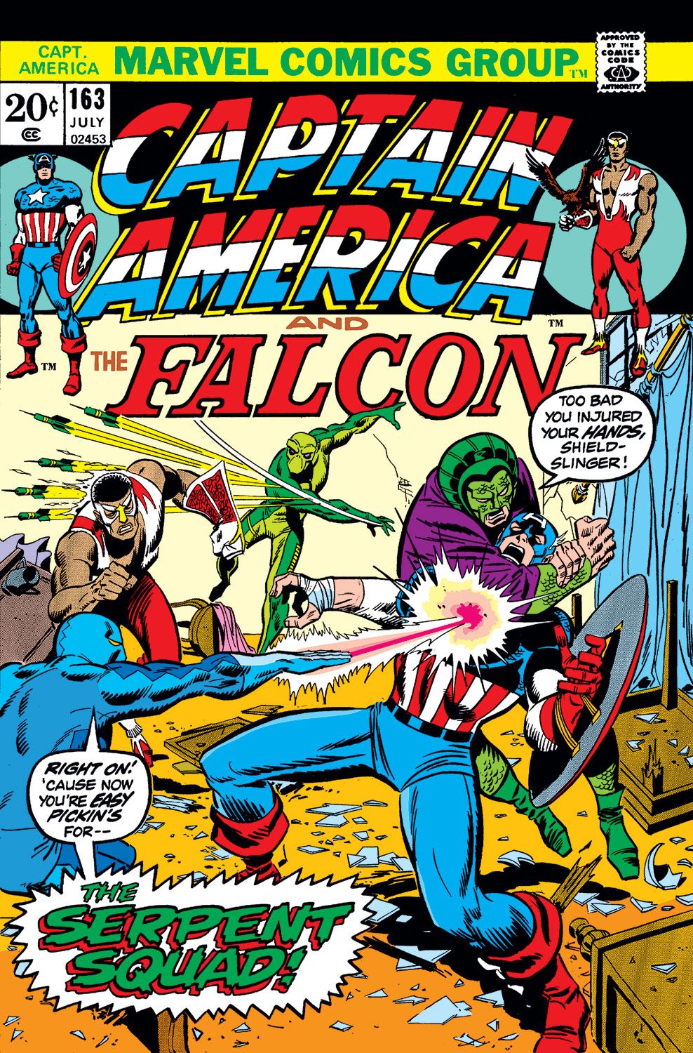 Serpent Squad First Appearance in Cap #163!