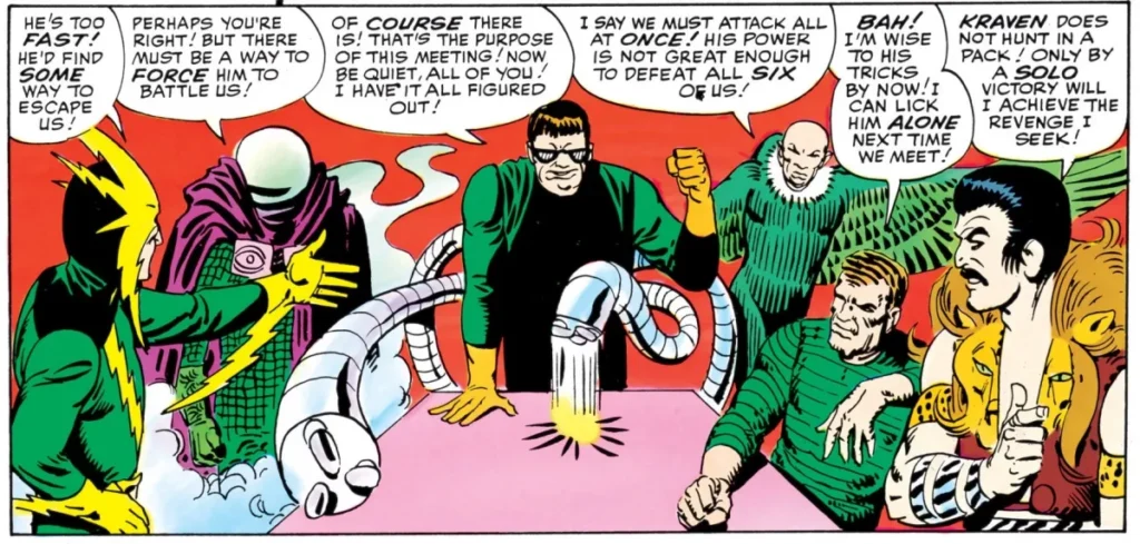 Sinister Six's First Appearance
