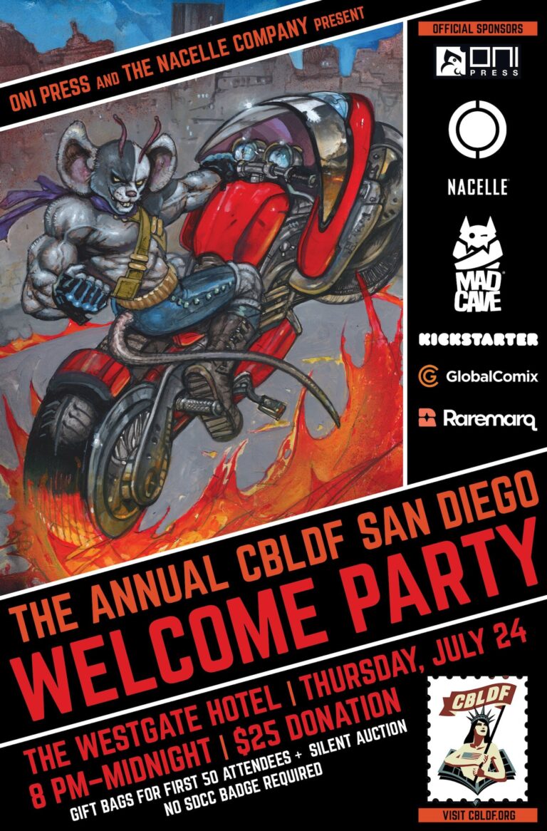 Oni Press Hosts CBLDF San Diego Comic-Con Welcome Party